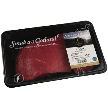 Lövbiff innanlår ca 500g Smak av Gotland