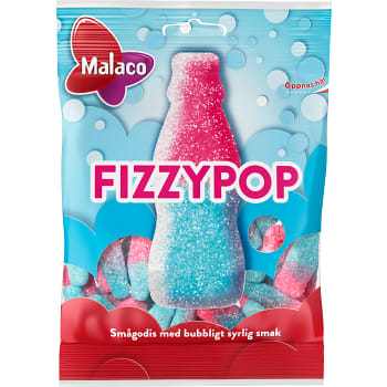 Godis Fizzypops 80g Malaco