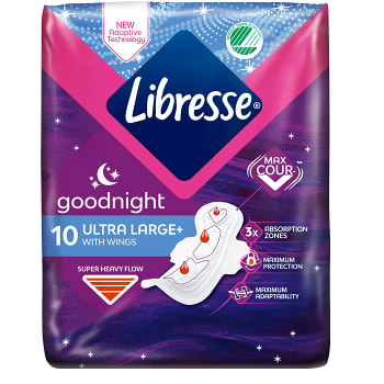 Bindor Ultra thin Goodnight 10-p Libresse