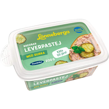 Leverpastej Gurka Bredbar 200g Pastejköket