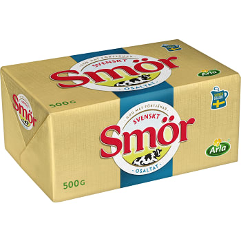 Smör osaltat 82% 500g Svenskt Smör från Arla