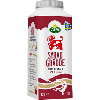 Syrad grädde 30% 3dl Arla Ko®