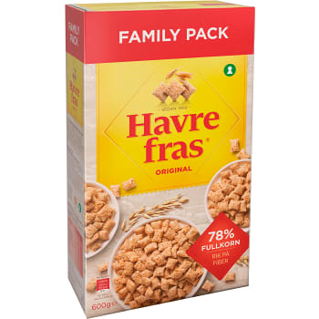 Havrekuddar Original 600g Havrefras