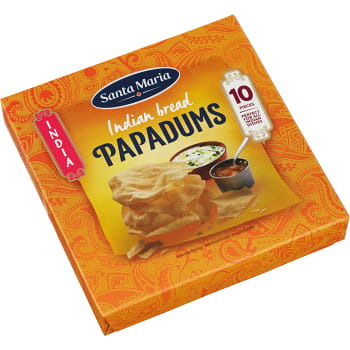 Papadums 110g Santa Maria