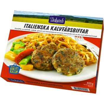 Italienska Kalvfärsbiffar 400g Dafgård