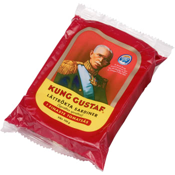 Lättrökta sardiner 106g Kung Gustaf