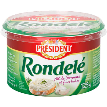 Rondelé Ail de Garonne med Vitlök &amp; örter 125g President