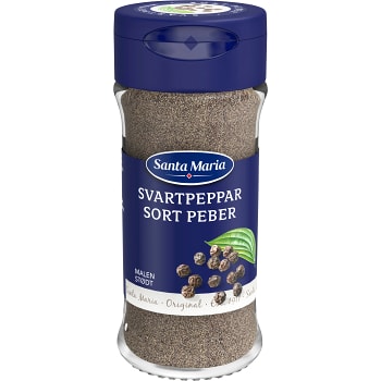 Svartpeppar Malen 31g Santa Maria