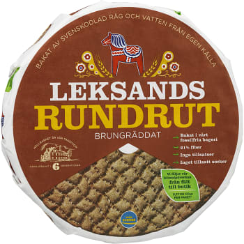 Rundrut brungräddat 700g Leksands Knäckebröd
