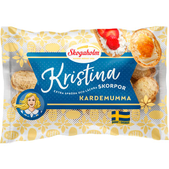 Kristina kardemummaskorpor 400g Skogaholms