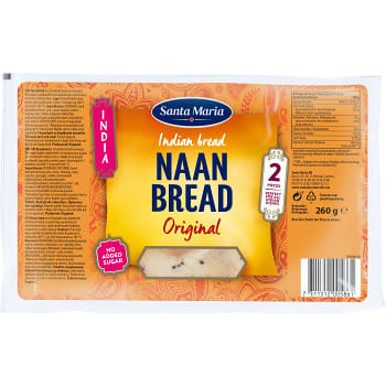 Bröd Naan Bread Original 260g Santa Maria
