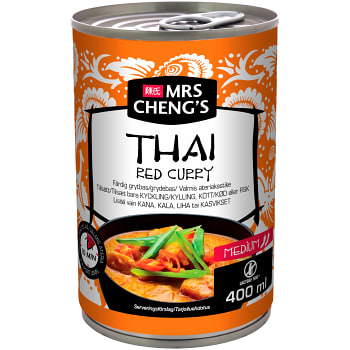 Grytbas Thai red curry Het 400ml Mrs Chengs