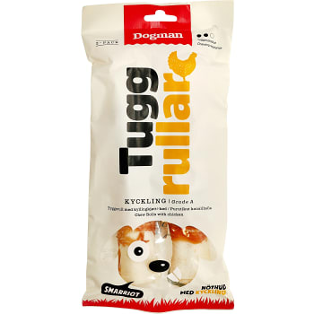 Tuggrulle Kyckling Medium 2-p Dogman