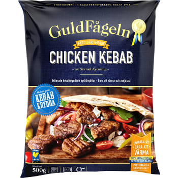 Chicken kebab Fryst 500g Guldfågeln
