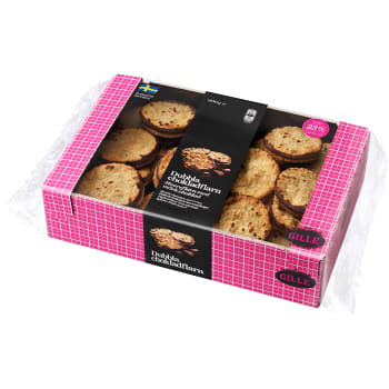 Dubbla chokladflarn 600g Gille