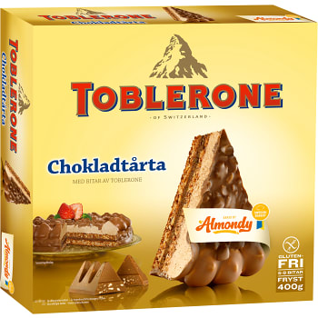 Mandeltårta Toblerone Glutenfri Fryst 400g Almondy