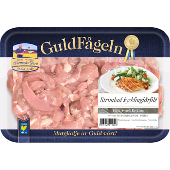 Kycklinglårfilé strimlad 600g Guldfågeln