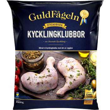 Kycklingklubbor Fryst 1kg Guldfågeln