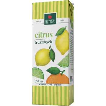 Citrusdryck Drickfärdig 1,5l Miljömärkt Kiviks
