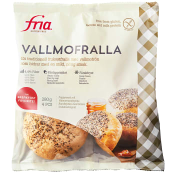 Vallmofralla Glutenfri Fryst 280g Fria