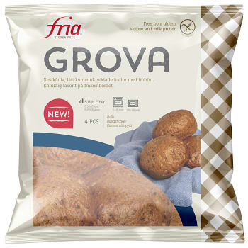 Grova Fralla Glutenfri 4-p 280g Fria