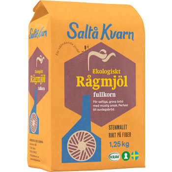 Rågmjöl 1,3kg KRAV Saltå Kvarn