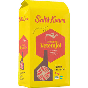 Vetemjöl 2kg KRAV Saltå kvarn