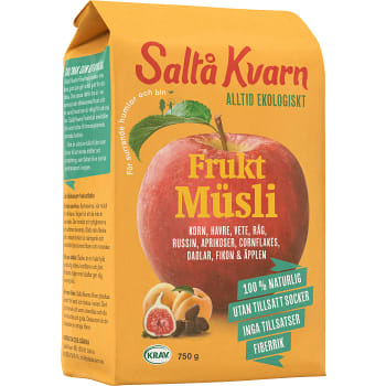 Fruktmüsli 750g KRAV Saltå kvarn
