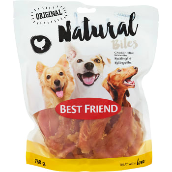 Hundgodis Kycklingfilé Natural Bites 750g Best Friend