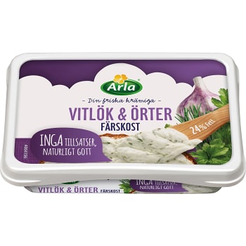 Färskost Vitlök &amp; örter 150g Arla