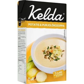 Soppa Potatis &amp; purjolök 5dl Kelda