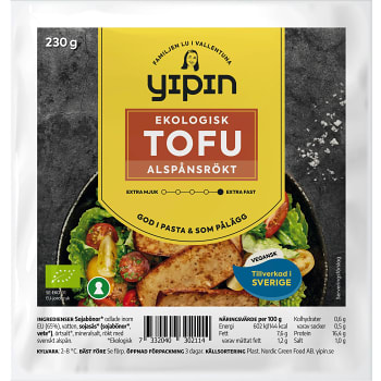 Tofu alspånsrökt Ekologisk 230g YiPin