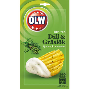 Dippmix Dill &amp; gräslök 24g OLW