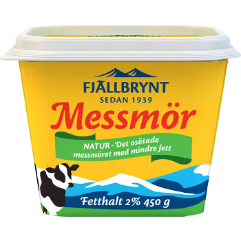 Messmör Natur 2% 450g Fjällbrynt