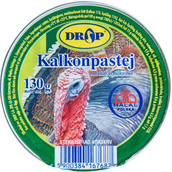 Kalkonpaté Halal 130g Drop