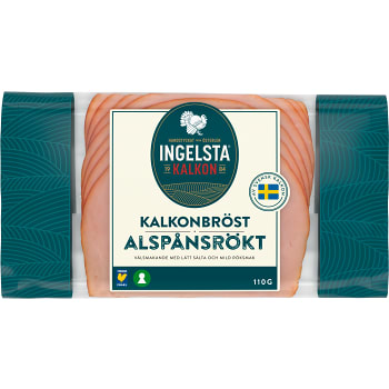 Kalkonbröst Alspånrökt 110g Ingelsta Kalkon