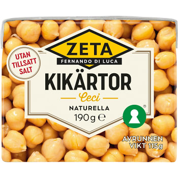 Kikärtor 190g Zeta