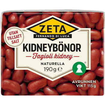 Kidneybönor 190g Zeta