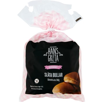 Släta bullar 4-p 240g Hans och greta