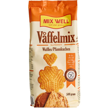 Våfflor mix Glutenfri 500g MixWell