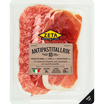 Antipastitallrik 120g Zeta