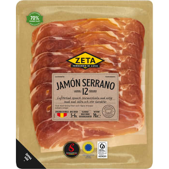Jamón Serrano 70g Zeta