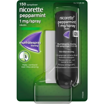 Munhålespray Mint 1mg/spray 13ml Nicorette