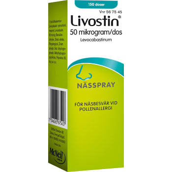 Livostin Nässpray 50 mikrogram/dos 15ml Livostin