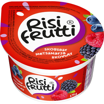 Mellanmål Skogsbär 175g RisiFrutti