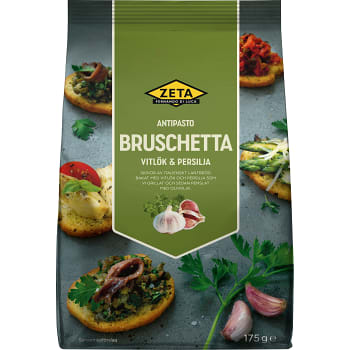 Bruschetta Vitlök &amp; persilja 175g Zeta