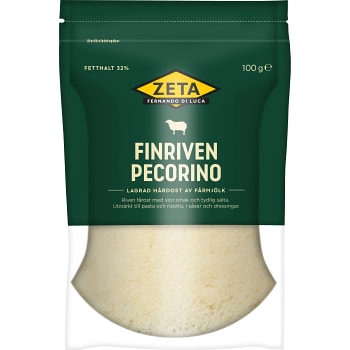 Pecorino Färskriven 100g Zeta