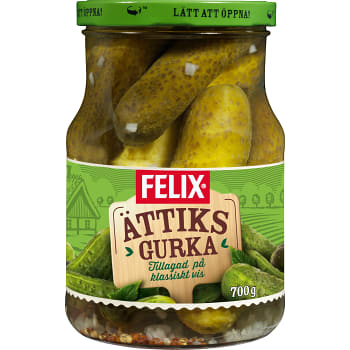 Ättiksgurka Hel 700g Felix