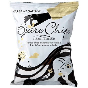 Chips Varsamt saltade 200g Bjäre Chips