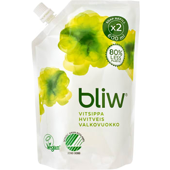 Handtvål Vitsippa refill 600ml Miljömärkt Bliw